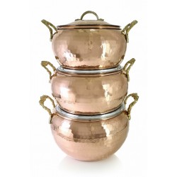 Emsan Güveç Bakır Tencere Seti Emsan Güveç Bakır Tencere Seti